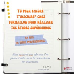 Formaflow annonce qu'il est possible de s'inscrire tout l'été pour réaliser ses études supérieures 
